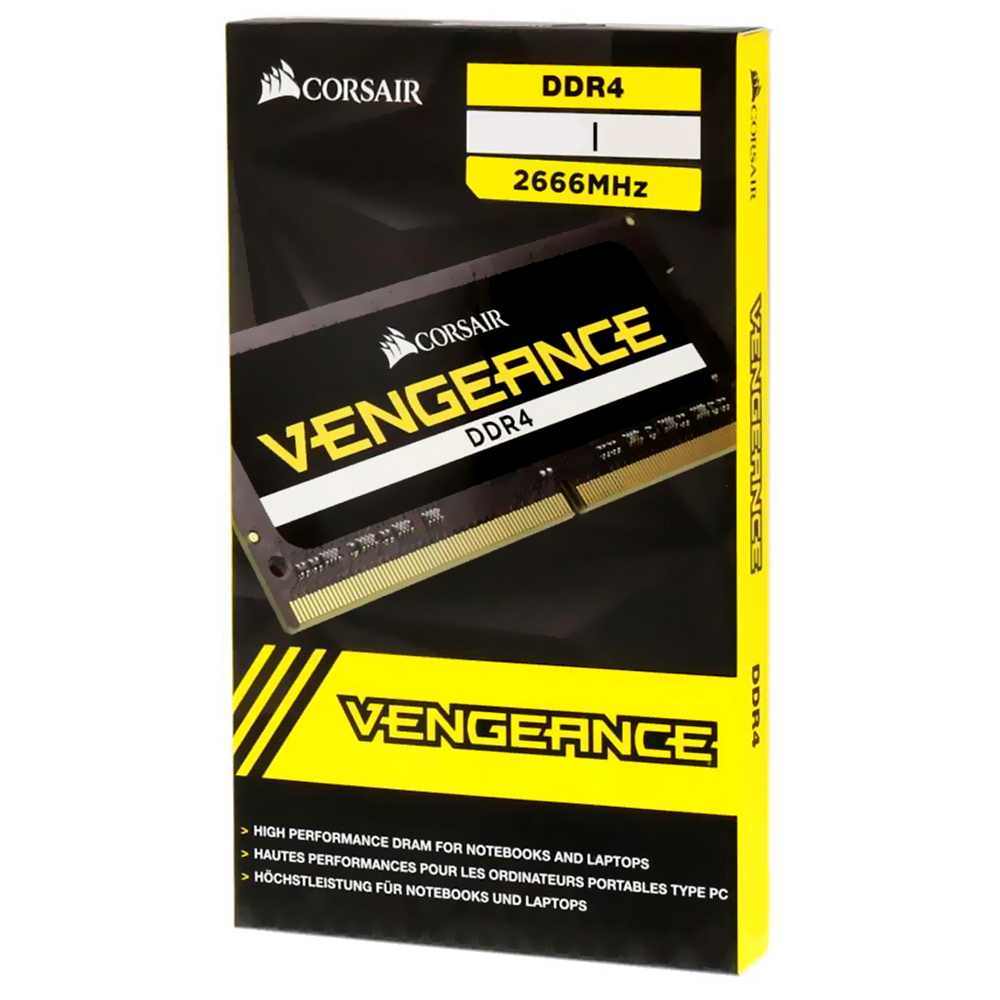 Memória RAM para Notebook Corsair Vengeance DDR4 32GB (4x8GB) 4000MHz - CMSX32GX4M4X4000C19