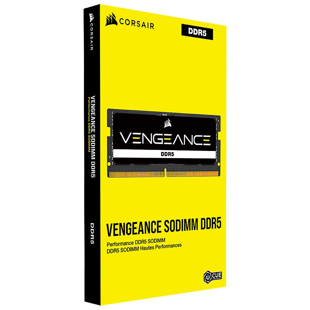 Memória RAM para Notebook Corsair Vengeance DDR5 16GB (2x8GB) 4800MHz - CMSX16GX5M2A4800C40