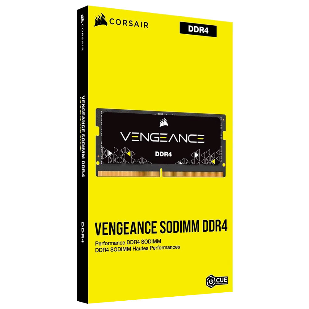 Memória RAM para Notebook Corsair Vengeance SODIMM DDR4 64GB (2x32GB) 3200MHz - CMSX64GX4M2A3200C22