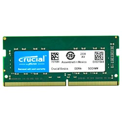 Memória RAM para Notebook Crucial DDR4 8GB 3200MHz - CB8GS3200