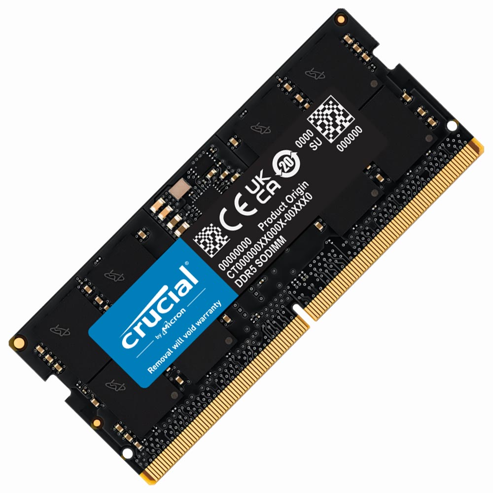 Memória RAM para Notebook Crucial DDR5 16GB 4800MHz - CT16G48C40S5