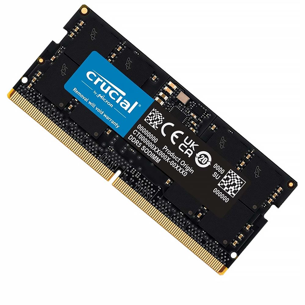 Memória RAM para Notebook Crucial DDR5 16GB 5600MHz - CT16G56C46S5