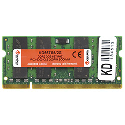 Memória RAM para Notebook Keepdata DDR2 2GB 667MHz - KD667S5/2G
