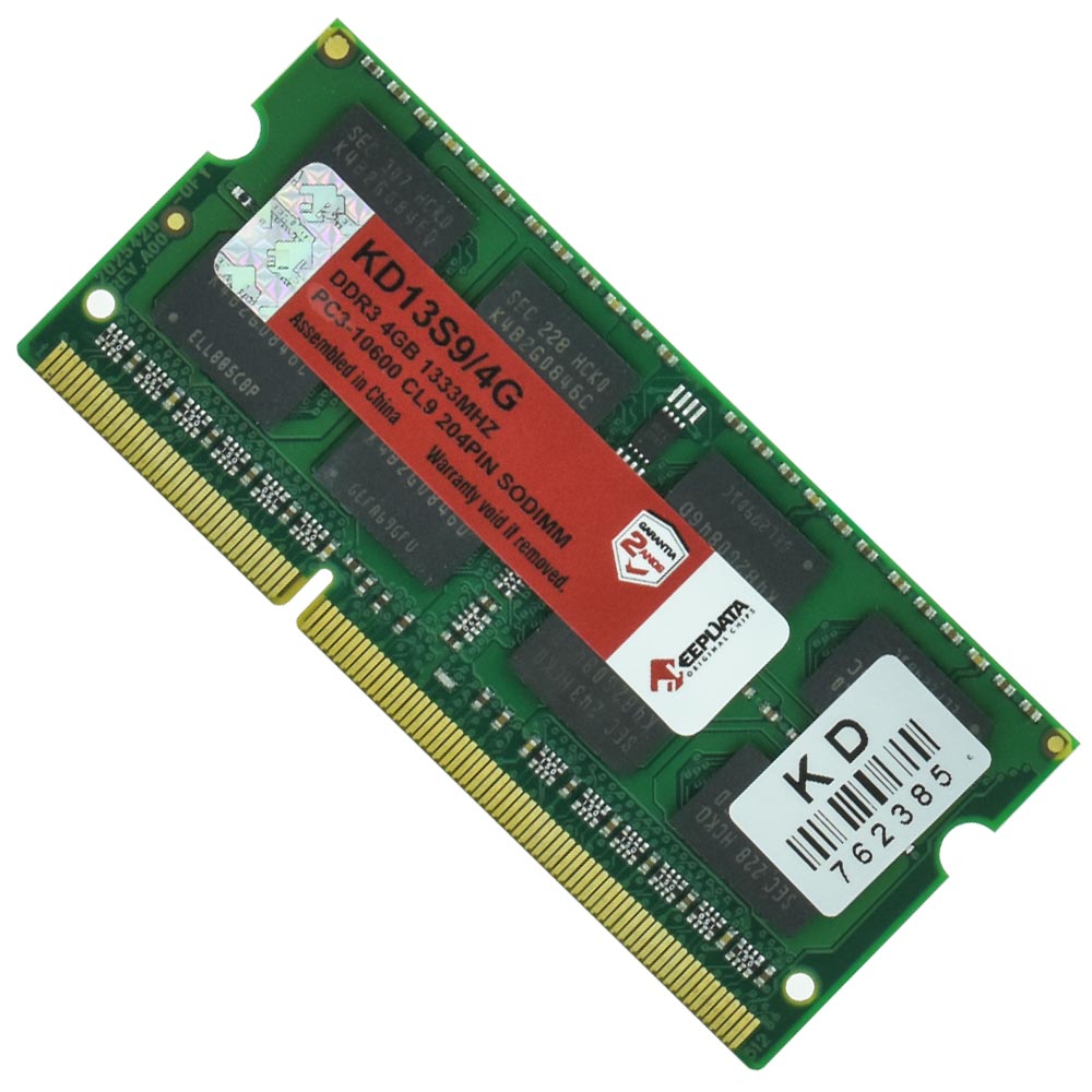 Memória RAM para Notebook Keepdata DDR3 4GB 1333MHz - KD13S9/4G