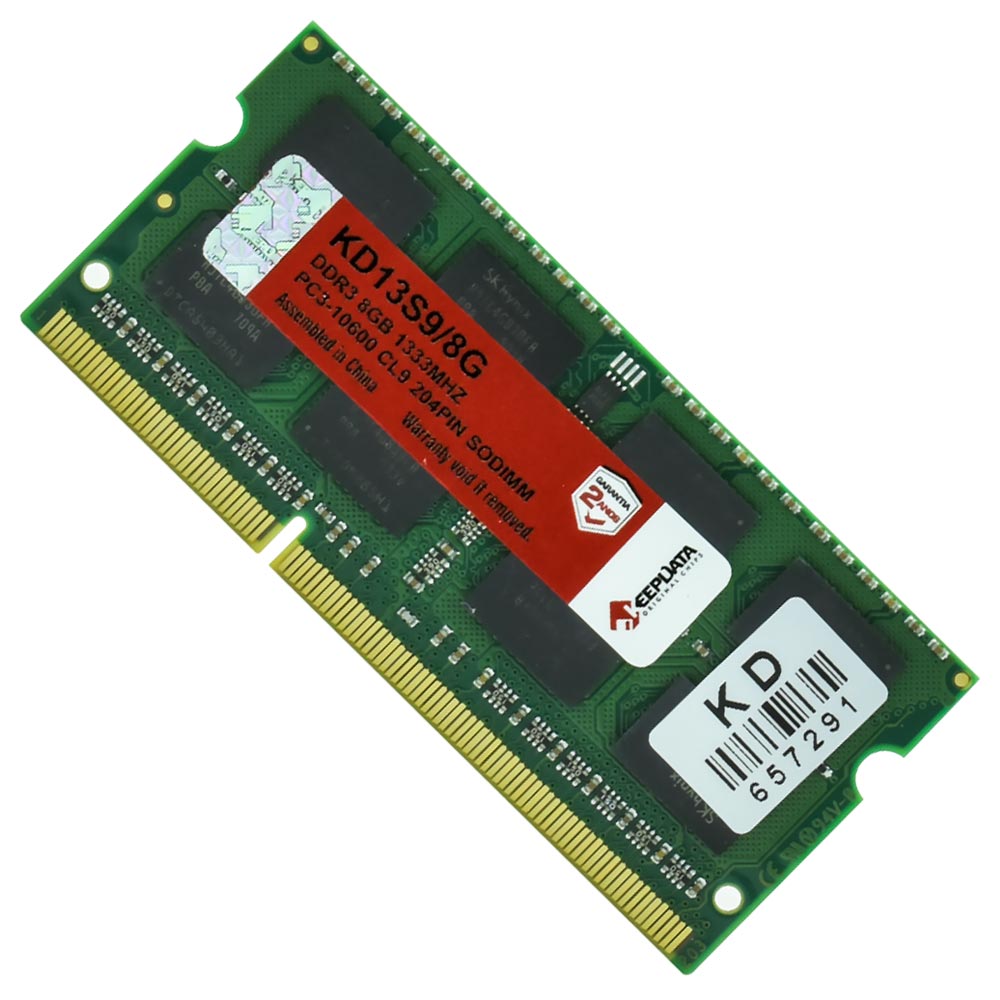 Memória RAM para Notebook Keepdata DDR3 8GB 1333MHz - KD13S9/8G