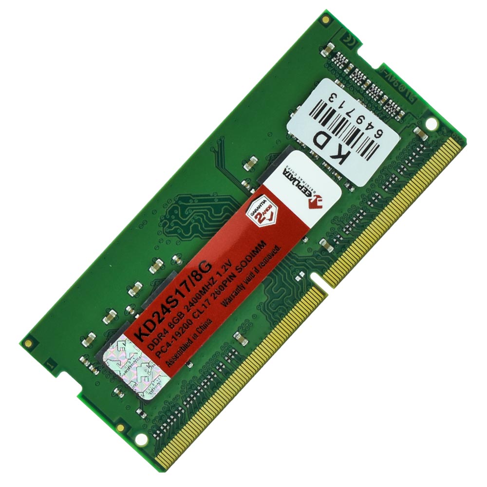 Memória RAM para Notebook Keepdata DDR4 8GB 2400MHz - KD24S17/8G