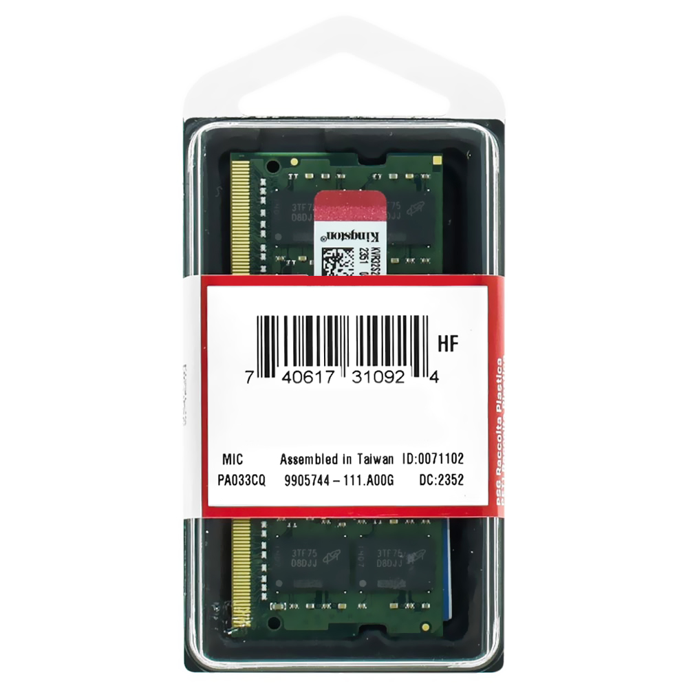 Memória RAM para Notebook Kingston DDR4 16GB 3200MHz - KCP432SD8/16