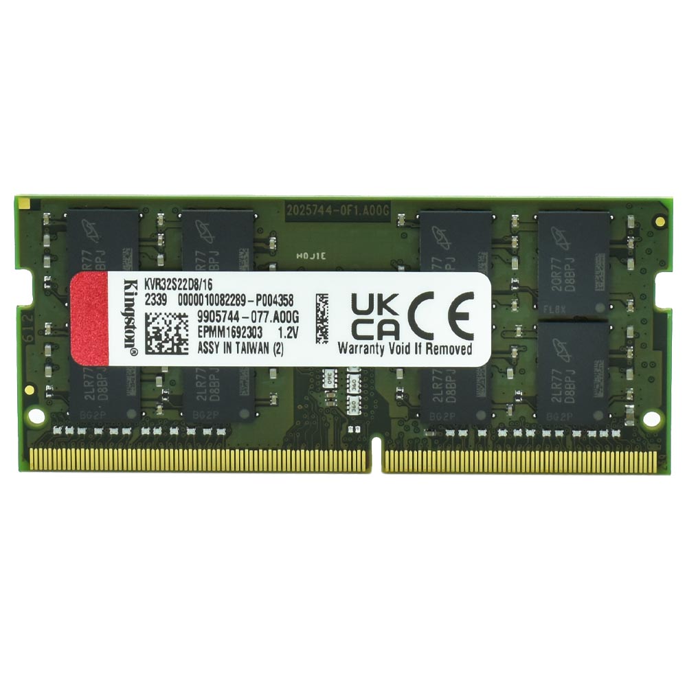 Memória RAM para Notebook Kingston DDR4 16GB 3200MHz - KVR32S22D8/16