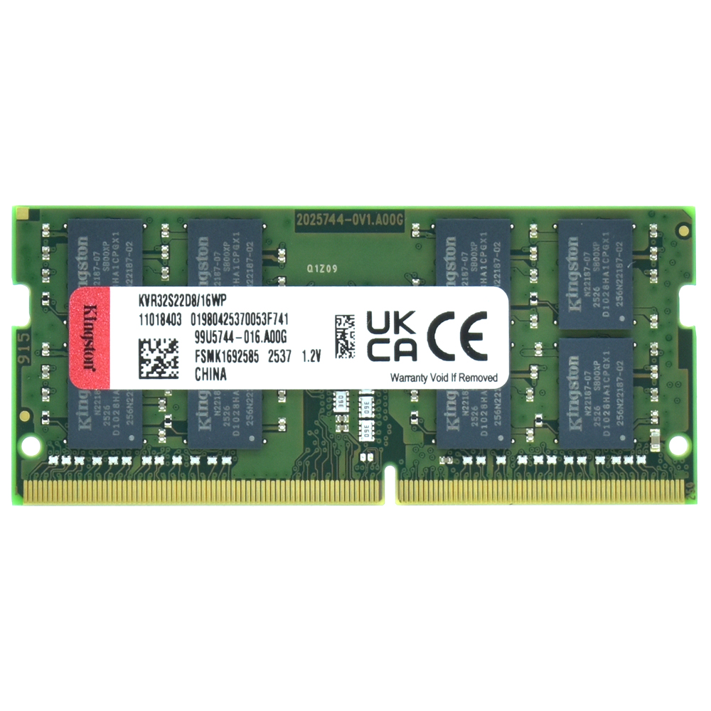Memória RAM para Notebook Kingston DDR4 16GB 3200MHz - KVR32S22D8/16WP
