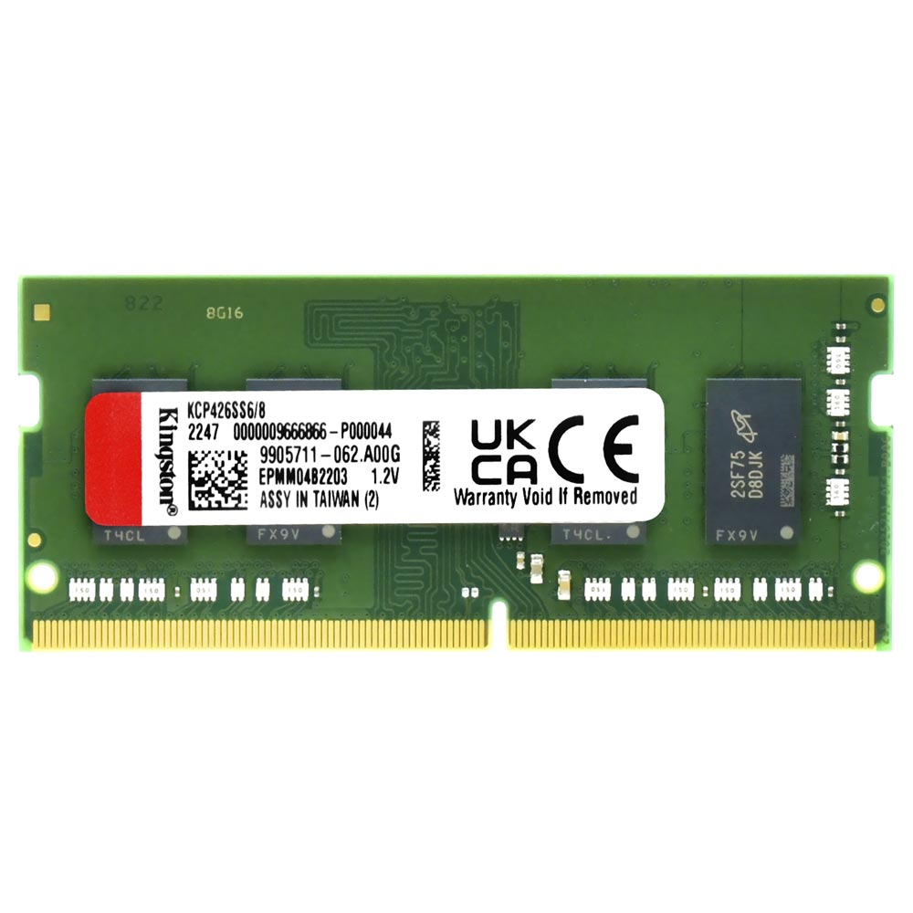 Memória RAM para Notebook Kingston DDR4 8GB 2666MHz - KCP426SS6/8