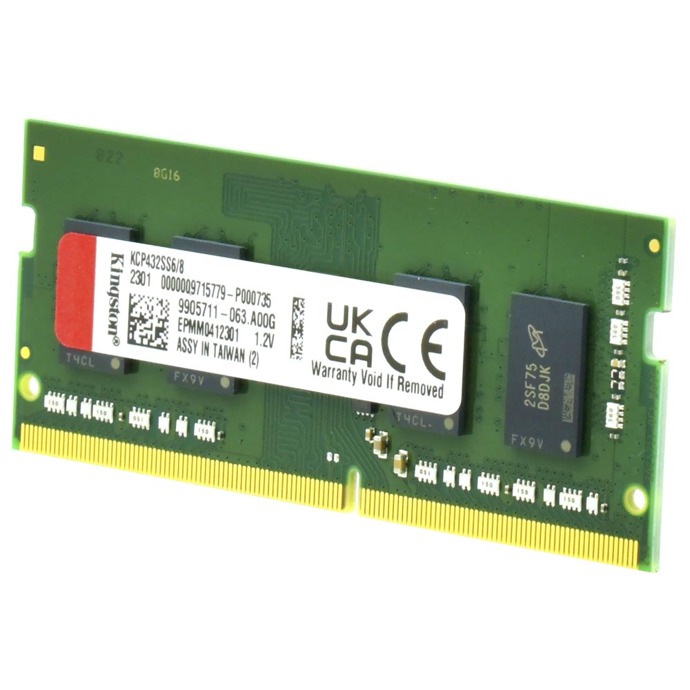 Memória RAM para Notebook Kingston DDR4 8GB 3200MHz - KCP432SS6/8