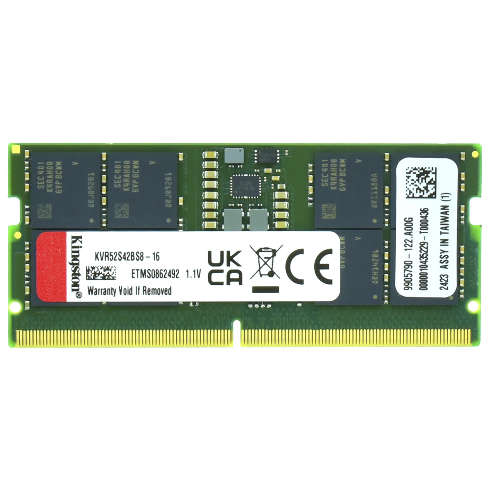 Memória RAM para Notebook Kingston DDR5 16GB 5200MHz - KVR52S42BS8-16