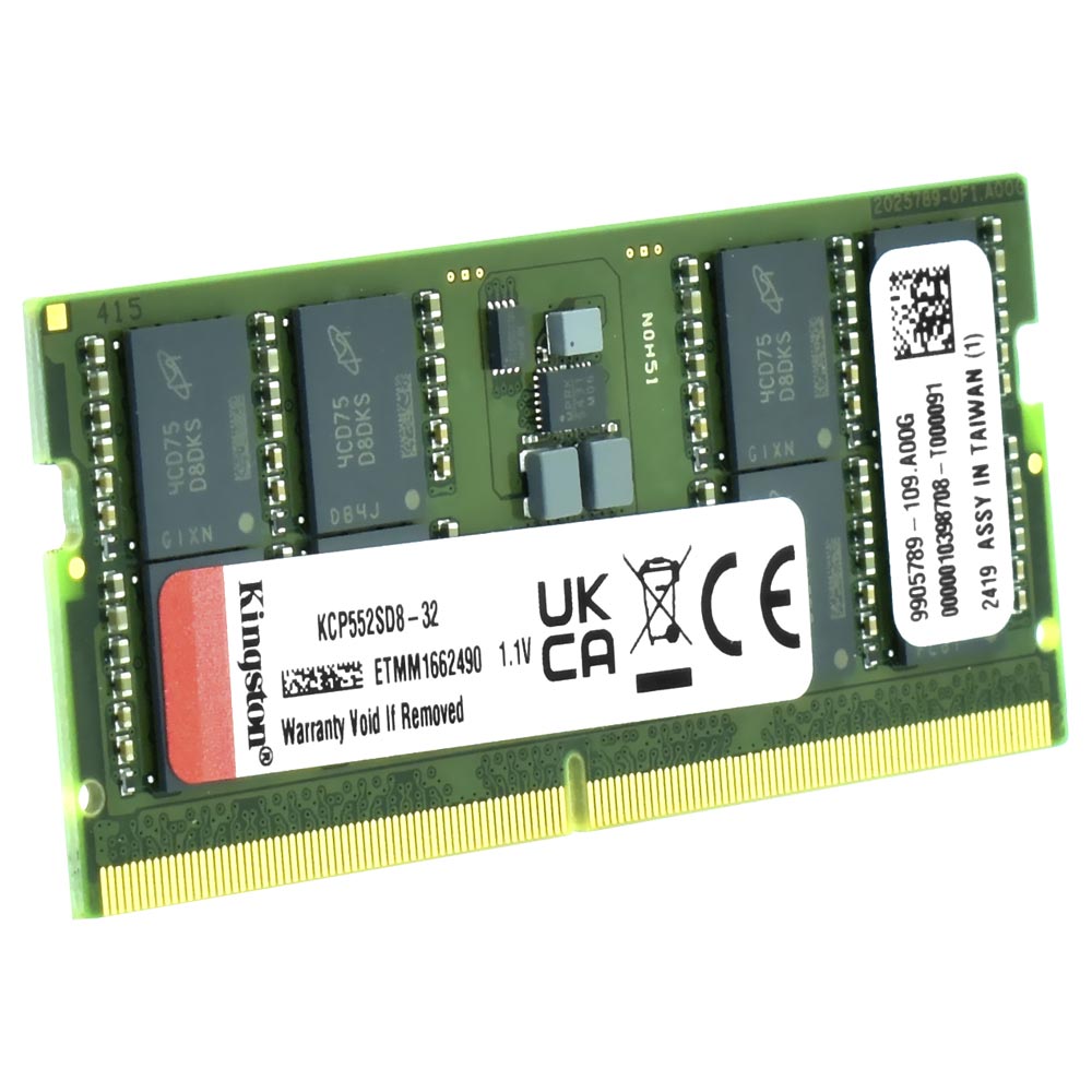 Memória RAM para Notebook Kingston DDR5 32GB 5200MHz - KCP552SD8-32