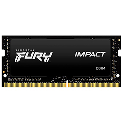 Memória RAM para Notebook Kingston Fury Impact DDR4 16GB 2666MHz - Preto (KF426S15IB1/16)