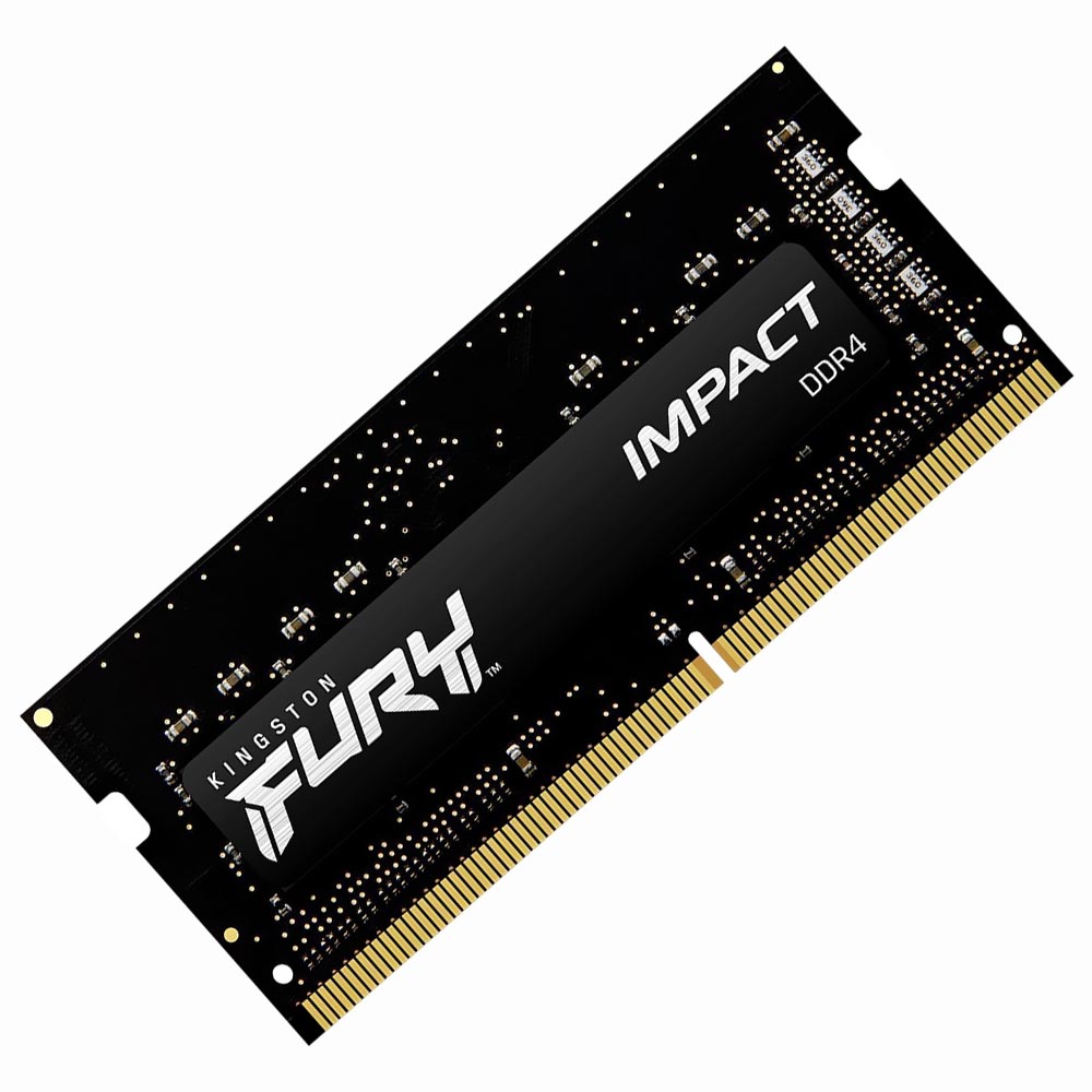 Memória RAM para Notebook Kingston Fury Impact DDR4 16GB 2666MHz - Preto (KF426S16IB/16)