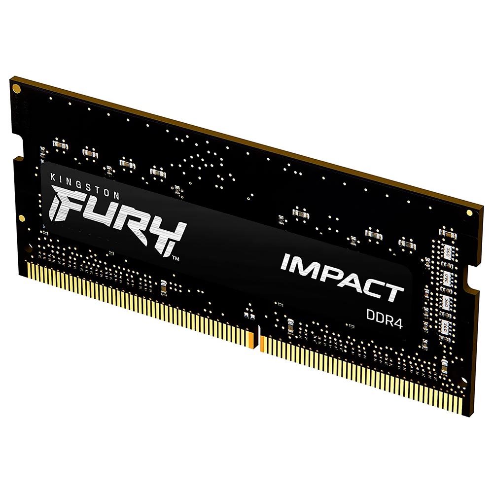 Memória RAM para Notebook Kingston Fury Impact DDR4 8GB 2666MHz - Preto (KF426S15IB/8) 