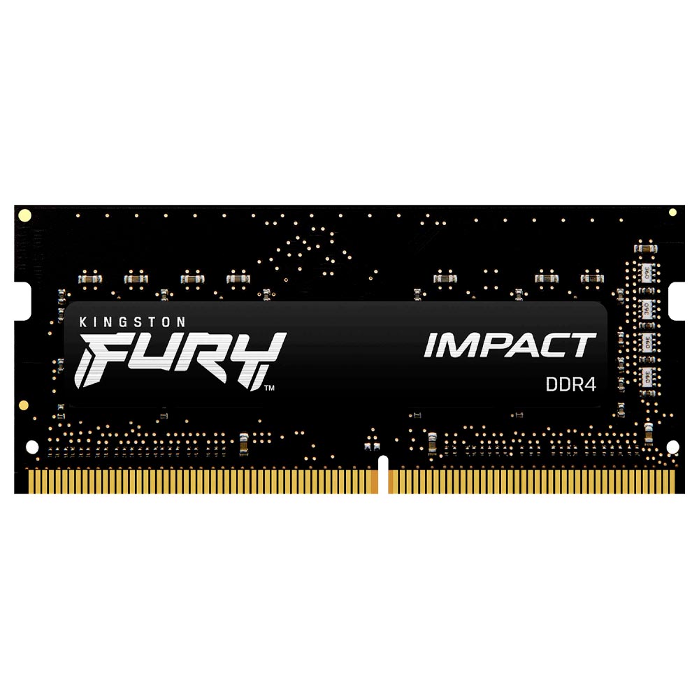 Memória RAM para Notebook Kingston Fury Impact DDR4 8GB 3200MHz - Preto (KF432S20IB/8)