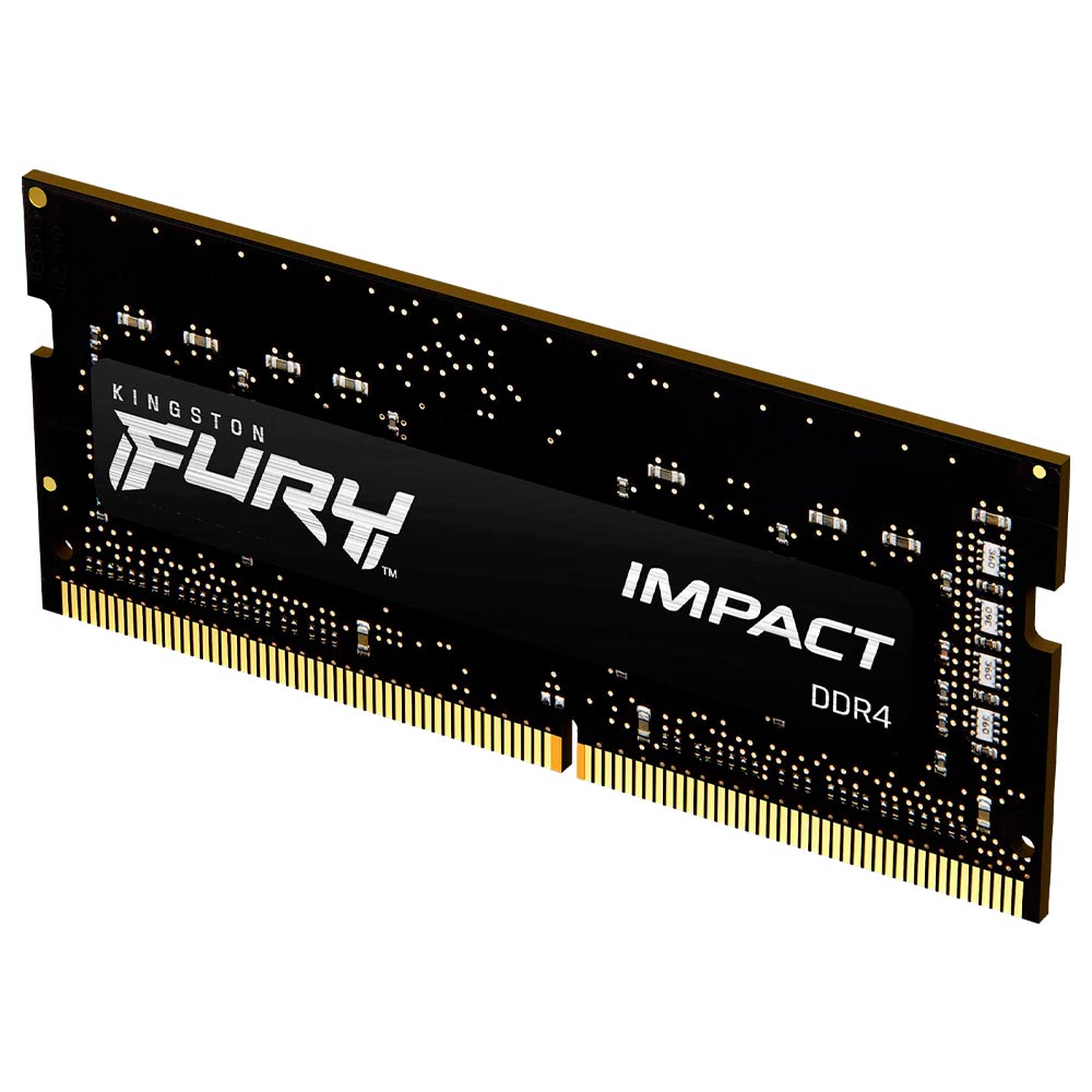 Memória RAM para Notebook Kingston Fury Impact DDR4 8GB 3200MHz - Preto (KF432S20IB/8)