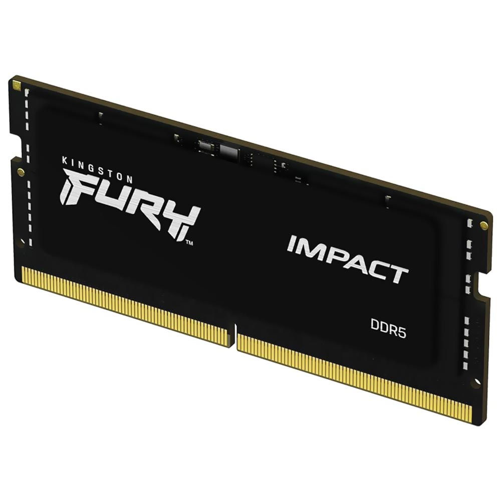 Memória RAM para Notebook Kingston Fury Impact DDR5 16GB 5600MHz - Preto (KF556S40IB-16)