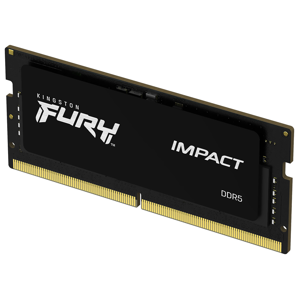 Memória RAM para Notebook Kingston Fury Impact DDR5 16GB 6400MHz - Preto (KF564S38IB-16)