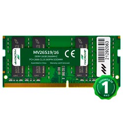 Memória RAM para Notebook Macrovip DDR4 16GB 2666MHz - MV26S19/16