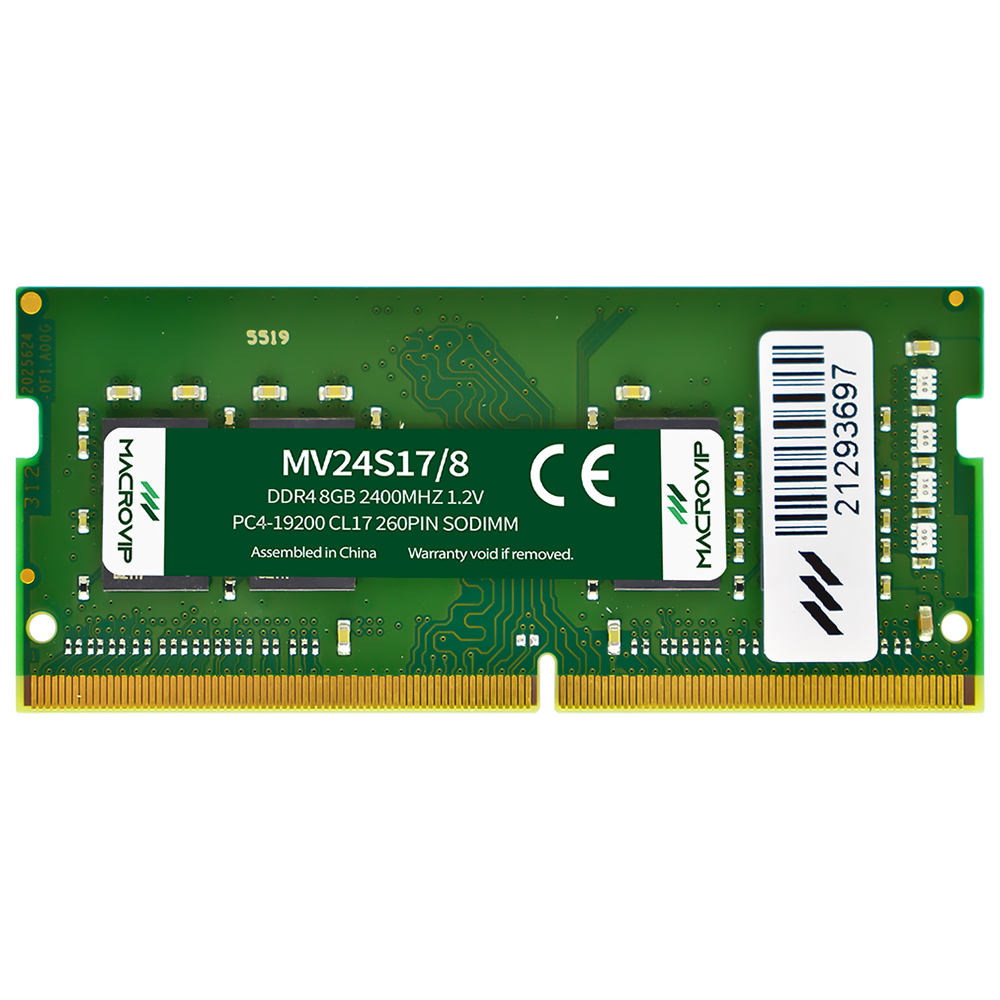 Memória RAM para Notebook Macrovip DDR4 8GB 2400MHz - MV24S17/8