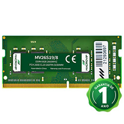 Memória RAM para Notebook Macrovip DDR4 8GB 2666MHz - MV26S19/8 