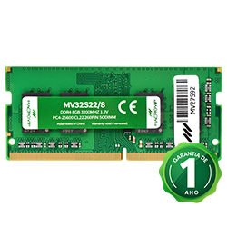 Memória RAM para Notebook Macrovip DDR4 8GB 3200MHz - MV32S22/8