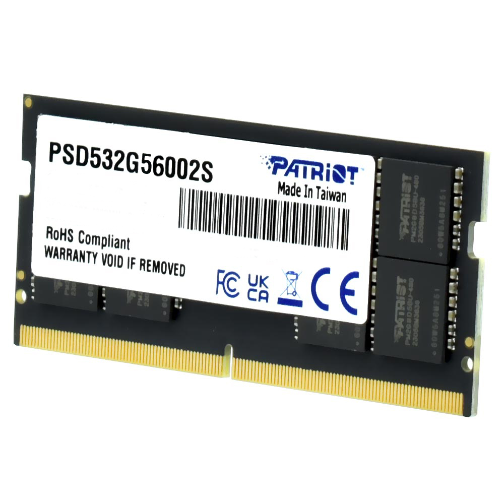 Memória RAM para Notebook Patriot Signature Line DDR5 32GB 5600MHz - PSD532G56002S