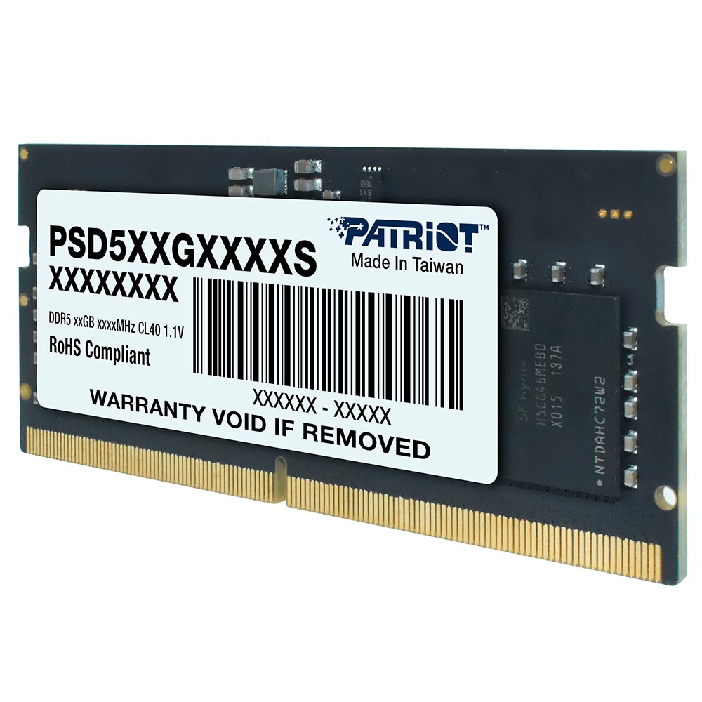 Memória RAM para Notebook Patriot Signature Line DDR5 8GB 5600MHz - PSD58G560041S