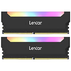 MEM DDR4 16GB 3600MHZ LEXAR (2X8GB) HADES RGB PRETO LD4BU008G-R3600UDLH