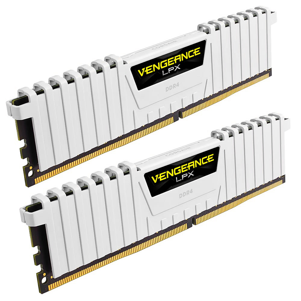 MEM DDR4 32GB 3200MHZ CORSAIR (2X16GB) VENGEANCE LPX BRANCO CMK32GX4M2E3200C16W