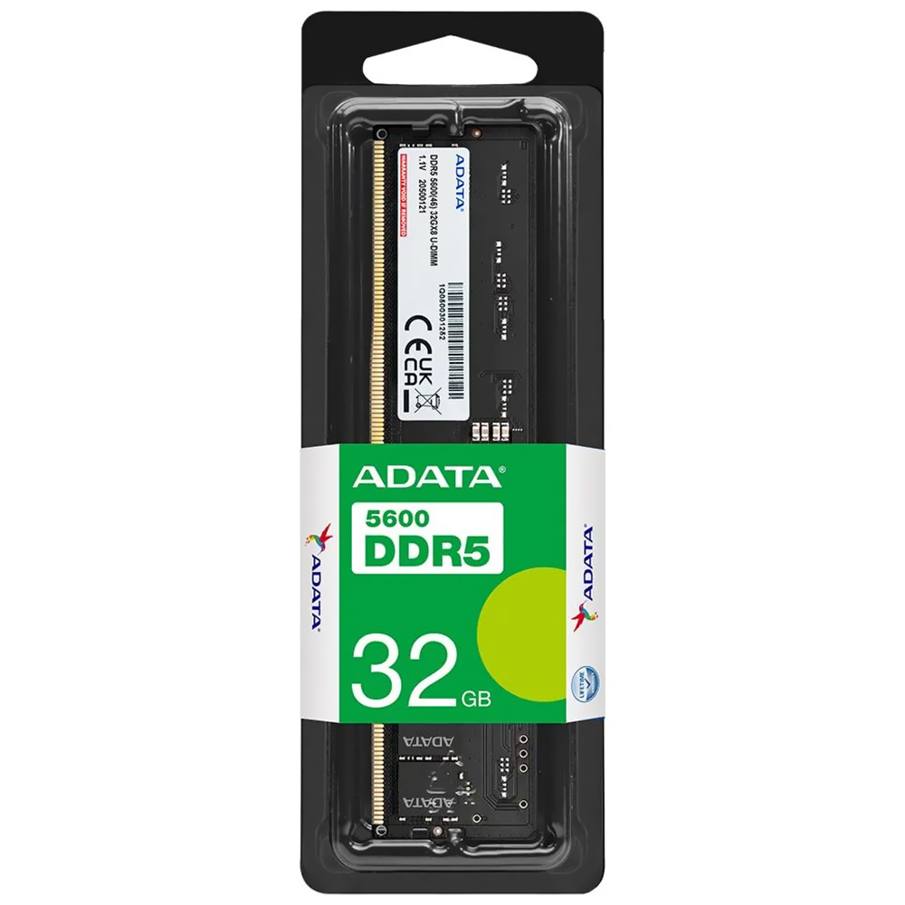 Memória RAM ADATA DDR5 32GB 5600MHz - AD5U560032G-S