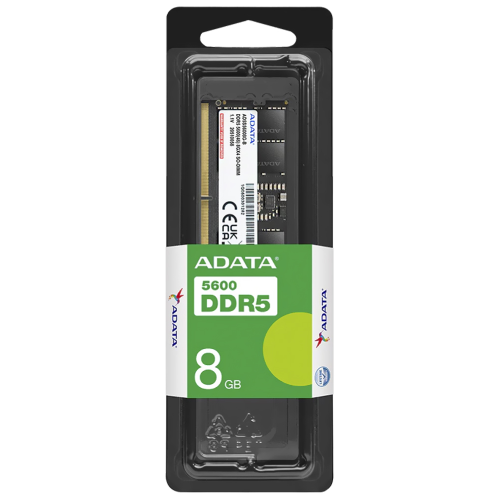 Memória RAM ADATA DDR5 8GB 5600MHz - AD5U56008G-S