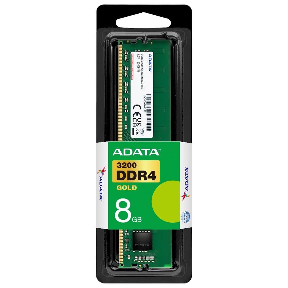 Memória RAM ADATA Gold DDR4 8GB 3200MHz - GD4U320038G-SSS