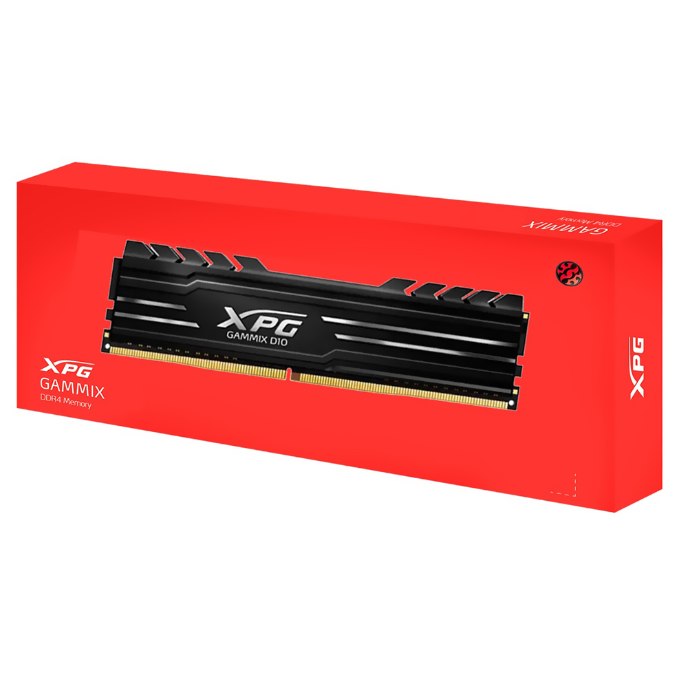 Memória RAM ADATA XPG Gammix D10 DDR4 8GB 3200MHz - Preto (AX4U32008G16A-SB10)