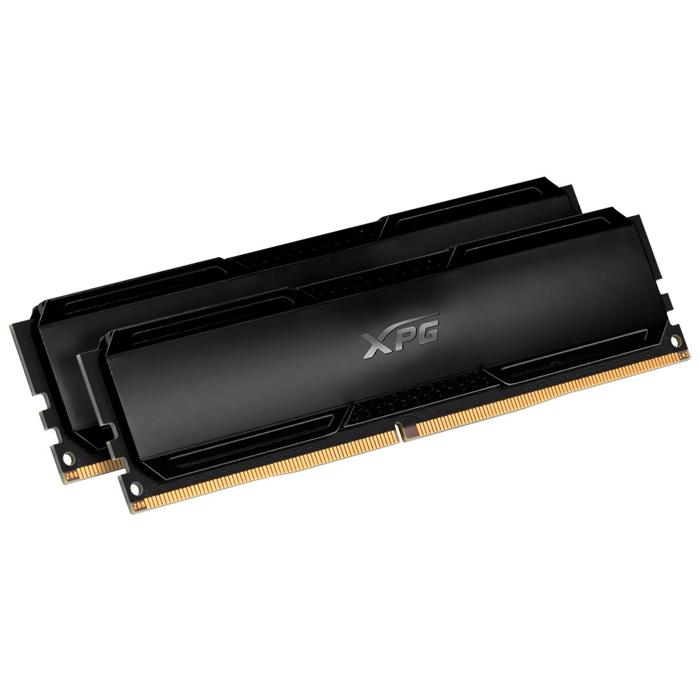 Memória RAM ADATA XPG Gammix D20 DDR4 16GB (2x8GB) 3200MHz - Preto (AX4U32008G16A-DCBK20)