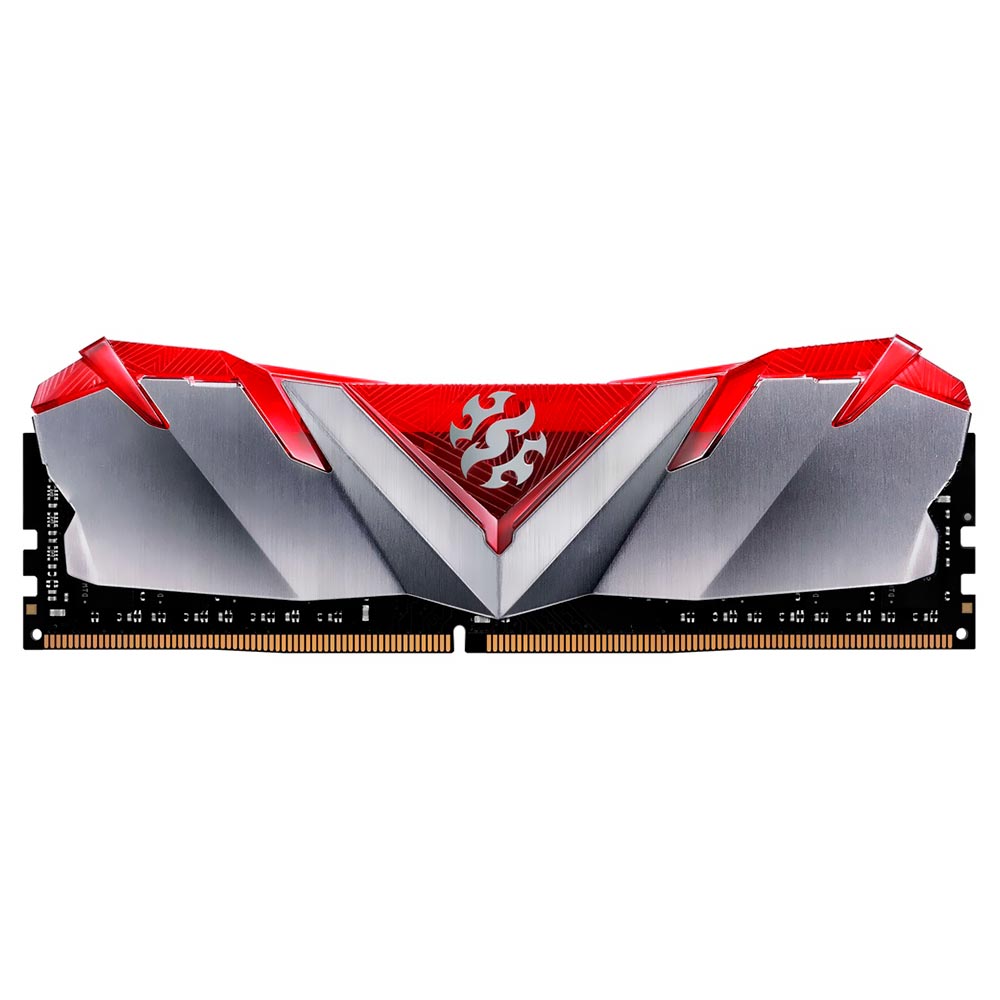 Memória RAM ADATA XPG Gammix D30 DDR4 16GB 3200MHz - Cinza / Vermelho (AX4U320016G16A-SR30)