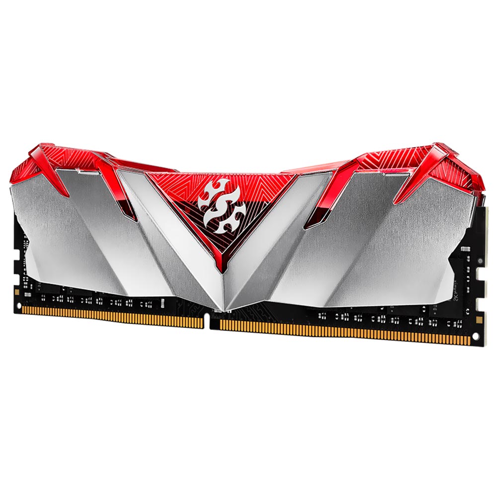 Memória RAM ADATA XPG Gammix D30 DDR4 16GB 3200MHz - Cinza / Vermelho (AX4U320016G16A-SR30)