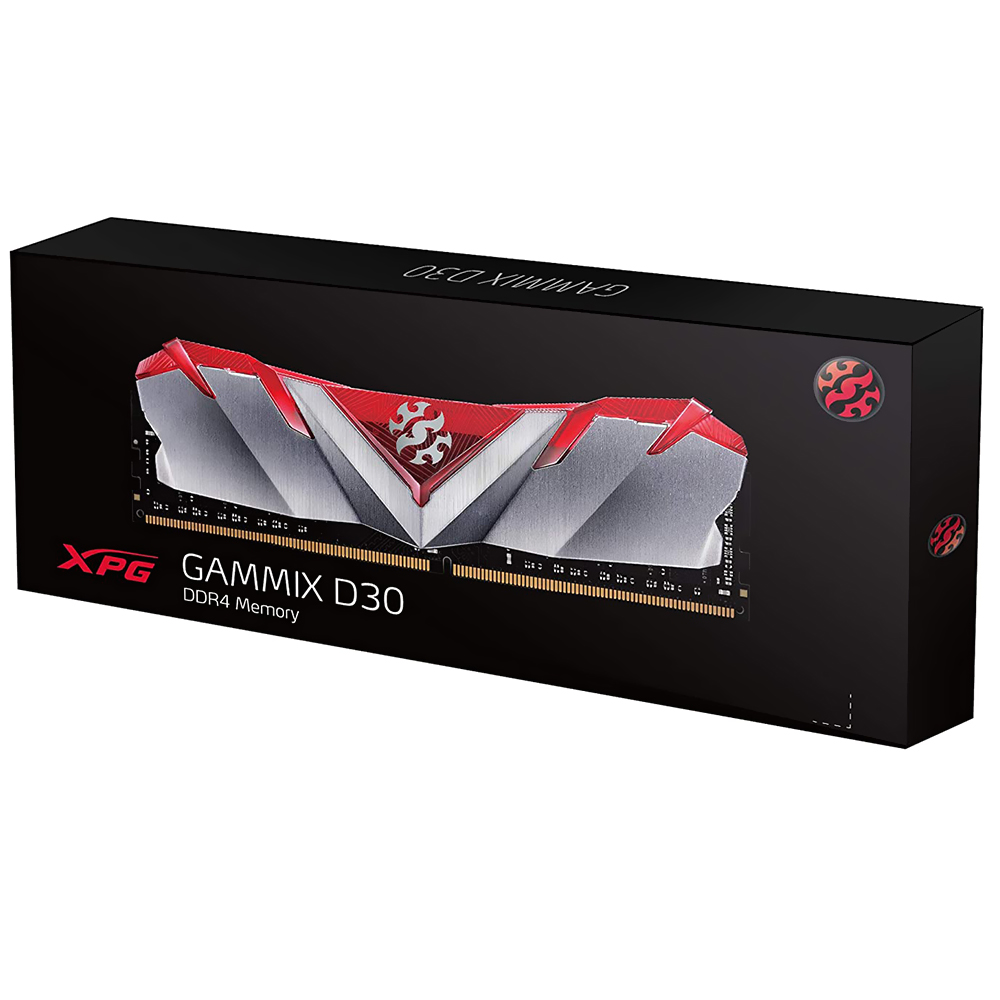 Memória RAM ADATA XPG Gammix D30 DDR4 8GB 3200MHz - AX4U32008G16A-SR30