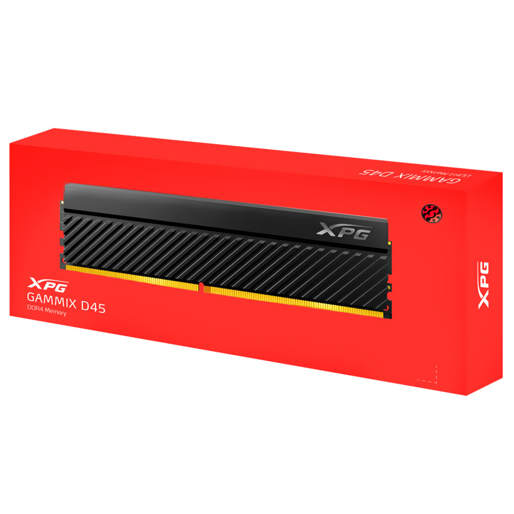 Memória RAM ADATA XPG Gammix D45 DDR4 16GB 3200MHz - Preto (AX4U320016G16A-CBKD45)