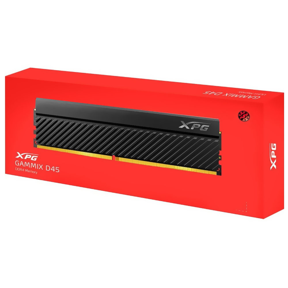 Memória RAM ADATA XPG Gammix D45 DDR4 32GB 3200MHz - Preto (AX4U320032G16A-CBKD45) 