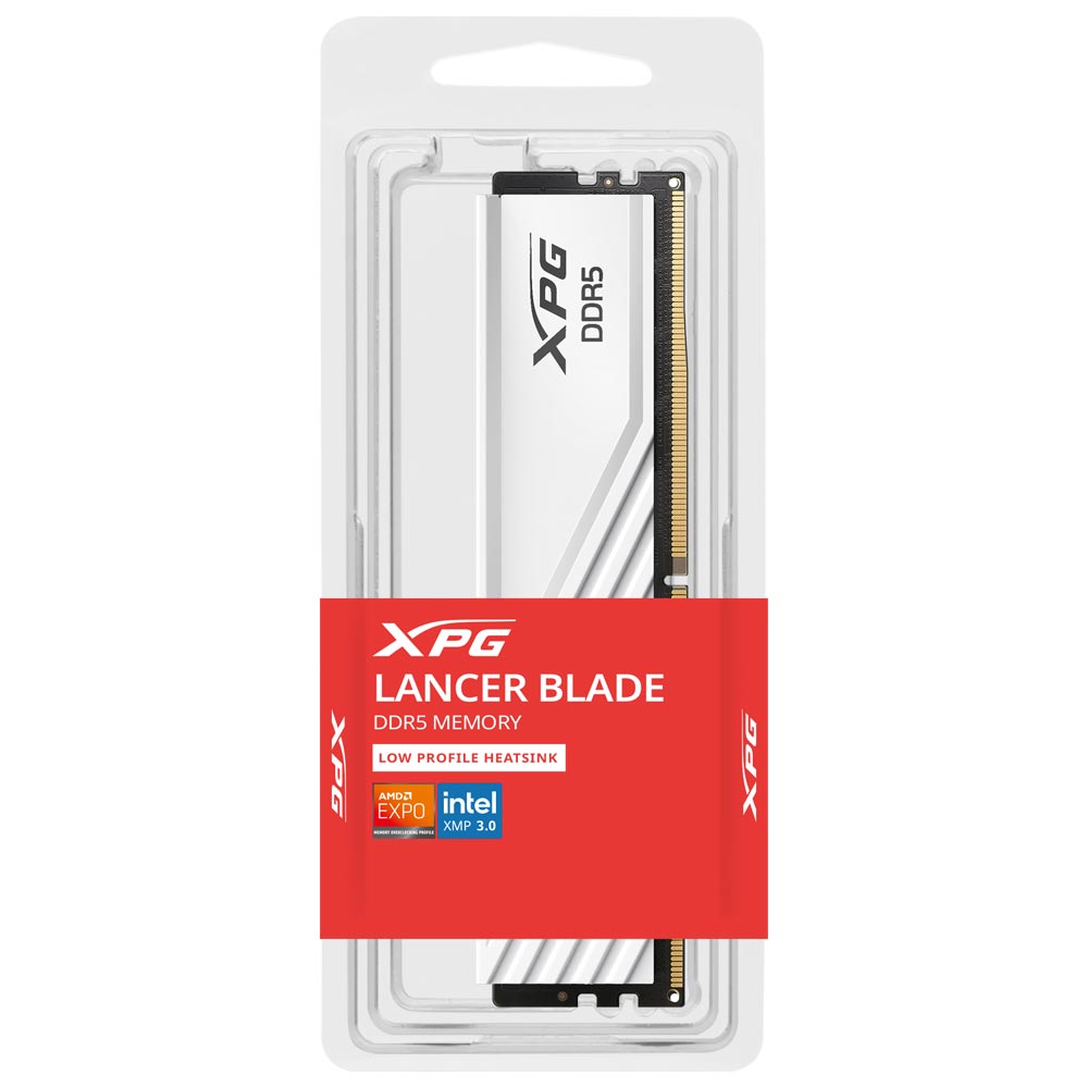 Memória RAM ADATA XPG Lancer Blade DDR5 16GB 5600MHz - Branco (AX5U5600C4616G-SLABWH)