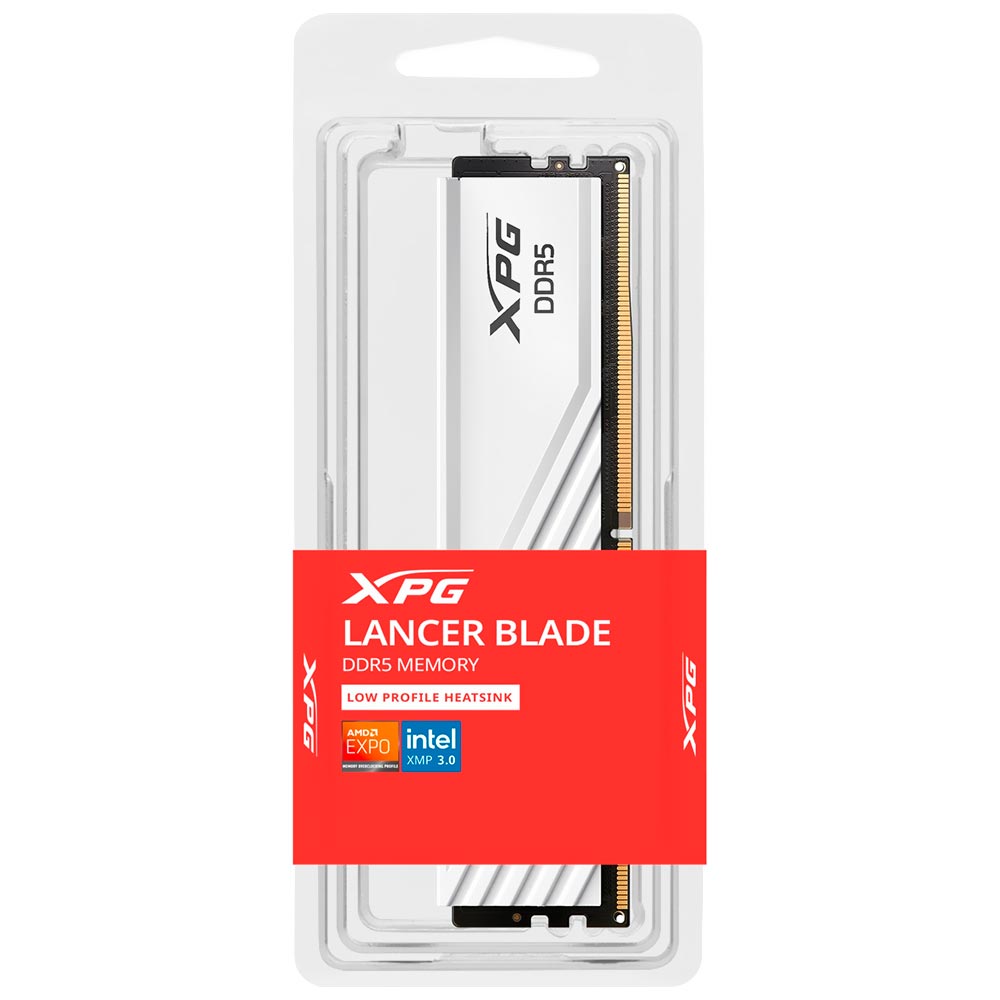 Memória RAM ADATA XPG Lancer Blade DDR5 16GB 6400MHz - Branco (AX5U6400C3216G-SLABWH)