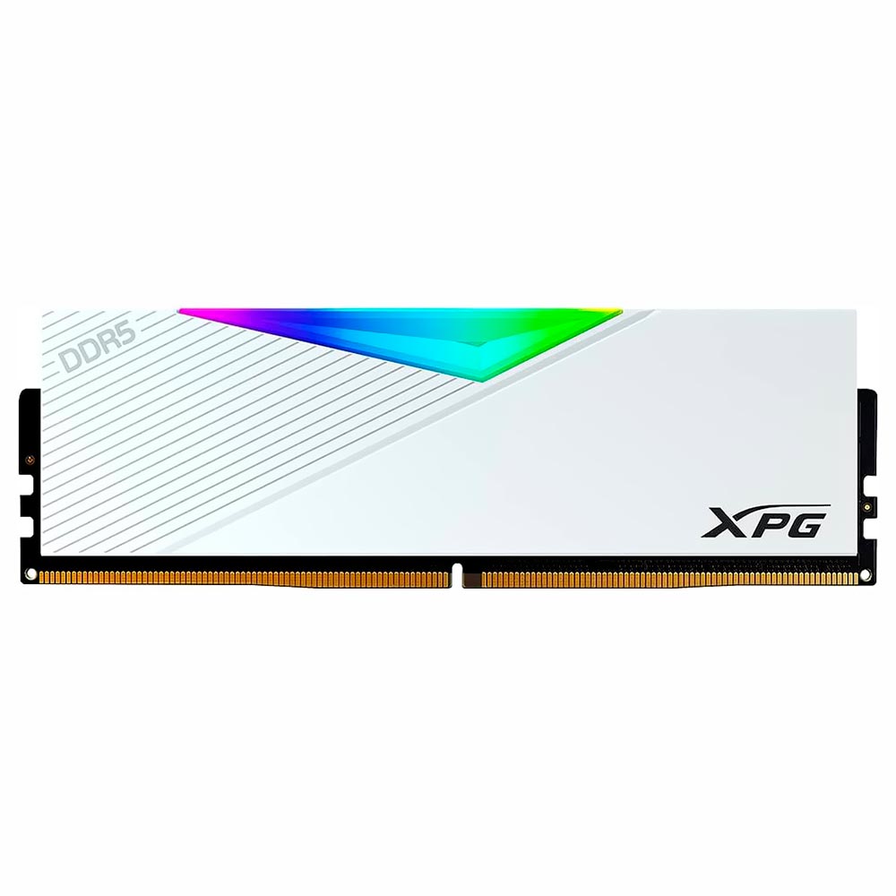 Memória RAM ADATA XPG Lancer DDR5 16GB 6000MHz RGB - Branco (AX5U6000C3016G-CLARWH)