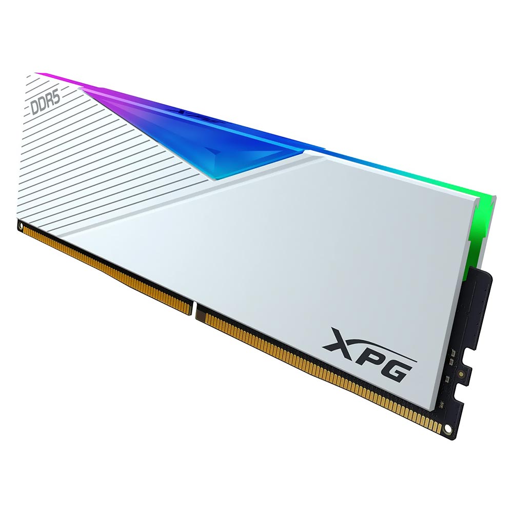 Memória RAM ADATA XPG Lancer DDR5 16GB 6000MHz RGB - Branco (AX5U6000C3016G-CLARWH)