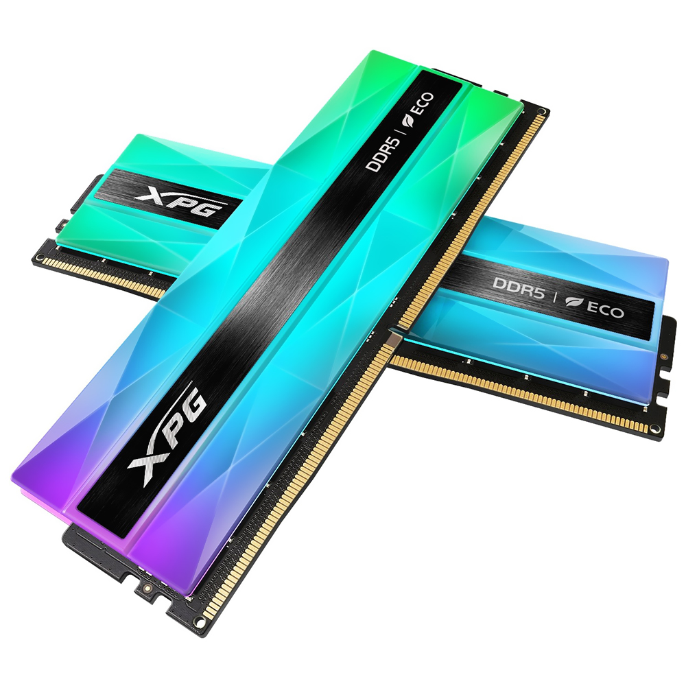 Memória RAM ADATA XPG Lancer Neon DDR5 32GB (2x16GB) 8000MHz RGB - Preto / Cinza (AX5U8000C3816G-DCLANRSG)