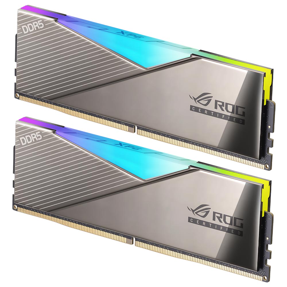 Memória RAM ADATA XPG Lancer RGB ROG Certified DDR5 32GB (2x16GB) 6600MHz - AX5U6600C3216G-DCLARROG