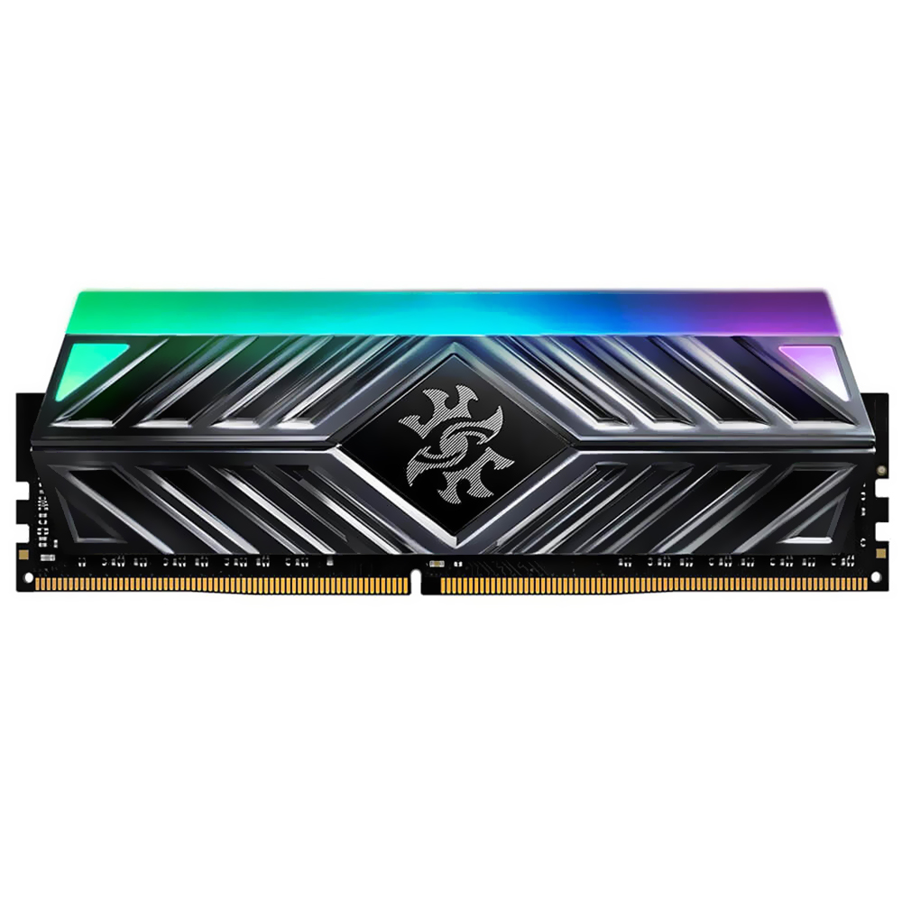 Memória RAM ADATA XPG Spectrix D41 DDR4 16GB 3200MHz RGB - Cinza (AX4U320016G16A-ST41)