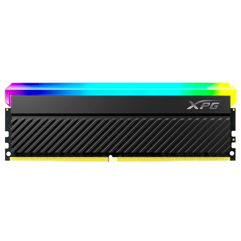 Memória RAM ADATA XPG Spectrix D45G DDR4 8GB 3200MHz RGB - Preto (AX4U32008G16A-CBKD45G)